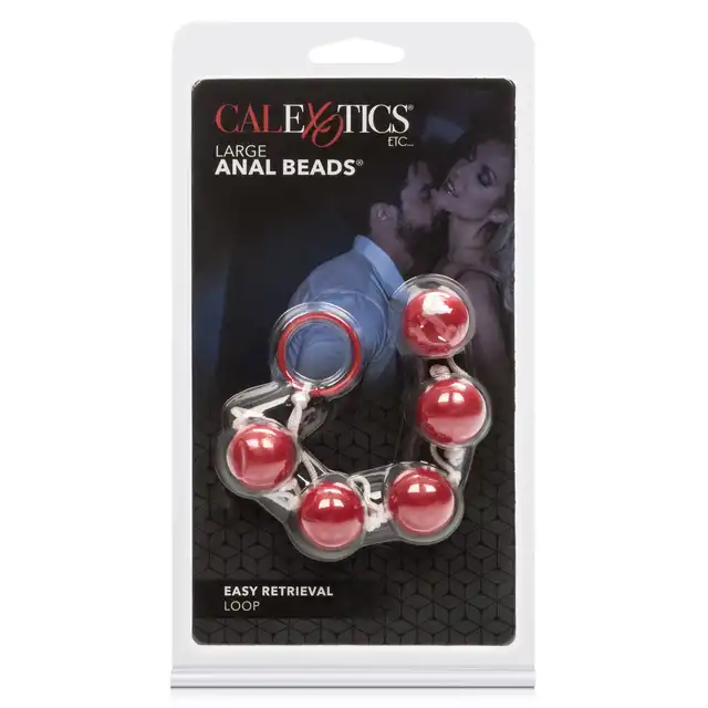 Calexotics - Large Anal Beads. Różowe koraliki analne 2,5 cm średnicy 