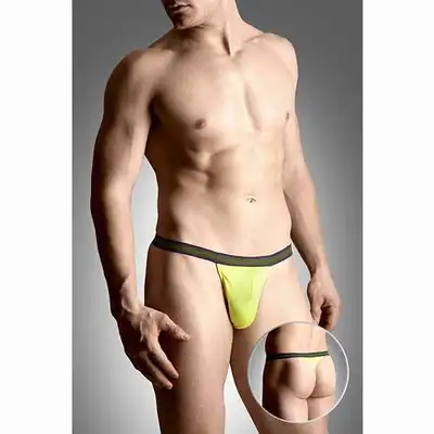 SoftLine - Stringi męskie 4496 Żółte.