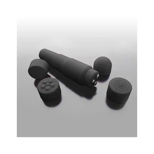 Fetish Fantasy - Mini Mite Vibe with Attachments. Mini wibrator.