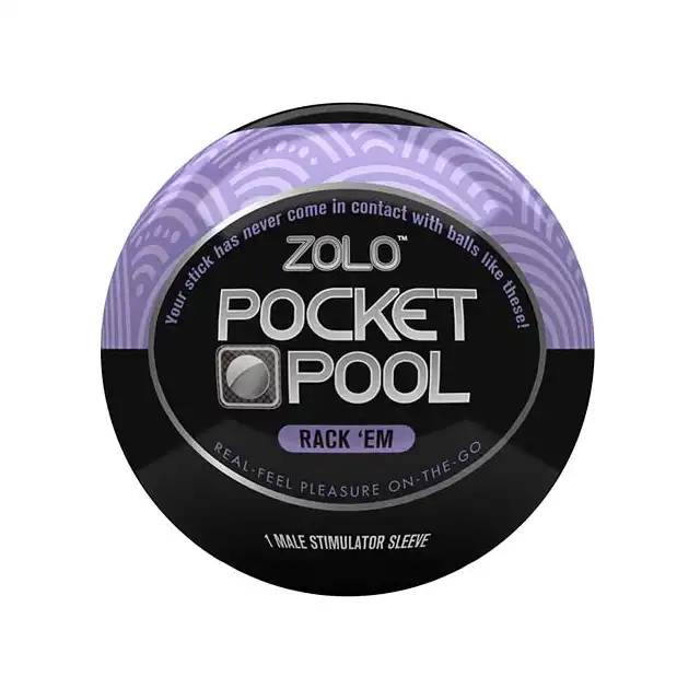 Zolo - Pocket Pool Rack Em. Kieszonkowy masturbator męski.