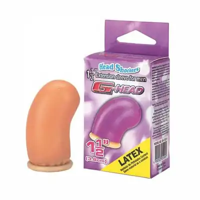 Head Shockers - G-head - Przedłużka Na Penisa 6 cm, Cielista. Bardzo stabilna.