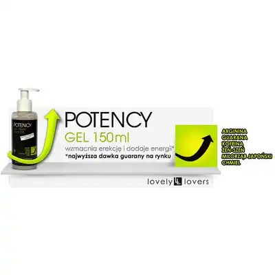 Lovely Lovers - Potency Gel 150ml.- Wspomaga erekcję!