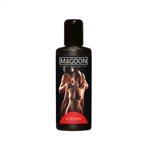 Magoon - olejek do masażu Truskawka. Made in Germany - 100 ml.