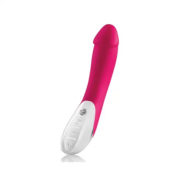 Mystim - Terrific Truman Vibrator Pink. Luksusowy silikonowy wibrator z eleganckim etui