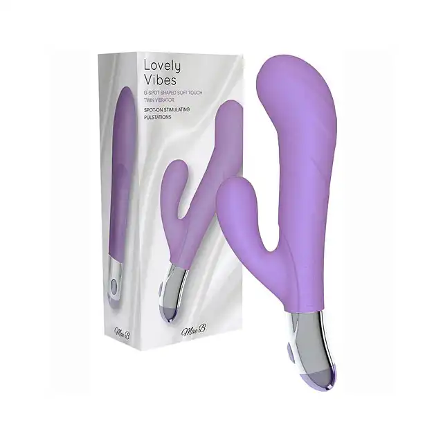 MAE B - Lovely Vibes G-Spot Twin Vibe Purpl