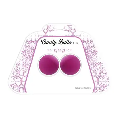 Toyz4Lovers - Candy Balls Lux- Wrzosowe Satynowe Kulki Gejszy.