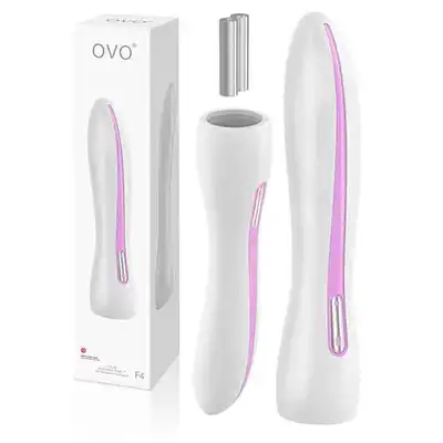 Ovo - Vibrator F4 White/ Pink