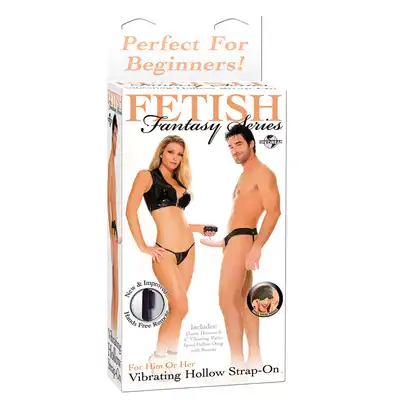 Fetish Fantasy - Hollow Strap-On. DStrap-On dla niej lub dla niego. Wibrujący.
