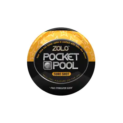 Zolo - Pocket Pool Sure Shot.Kieszonkowy masturbator męski.