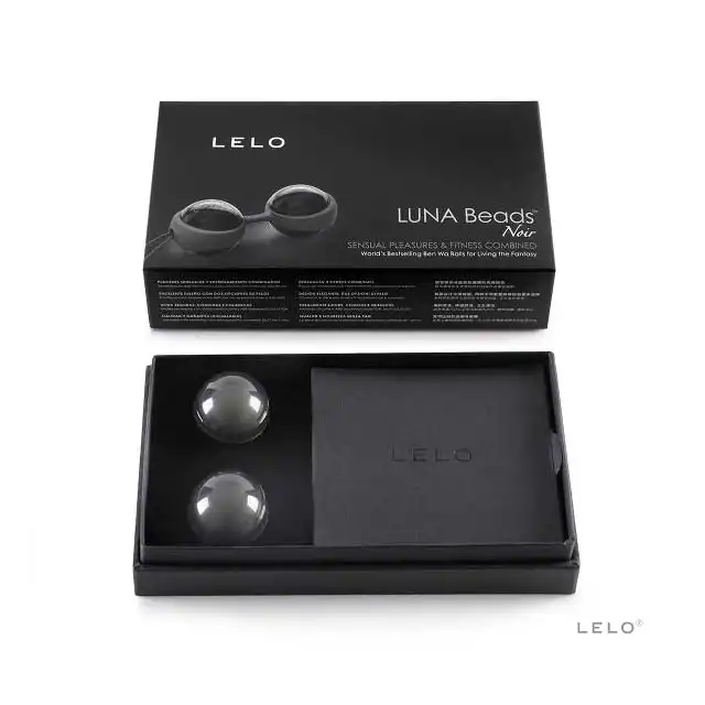 Lelo - Luna Beads Noir. Zmysłowy trening mięśni Kegla w luksusowym stylu