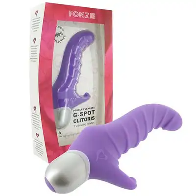 Feelz Toys - Fonzie Vibrator Purple. Stymulacja łechtaczki i punktu G.