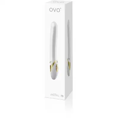 Ovo - Vibrator F8 White/ Gold