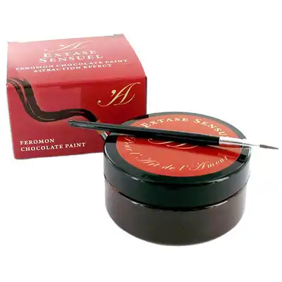 Pheromon Chocolate Paint - Czekoladowe feromony do malowania ciała + pędzelek.