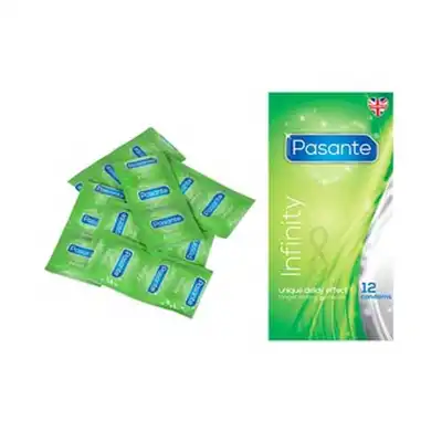 Pasante - Infinity - Prezerwatywy z żelem opóźniającym wytrysk
