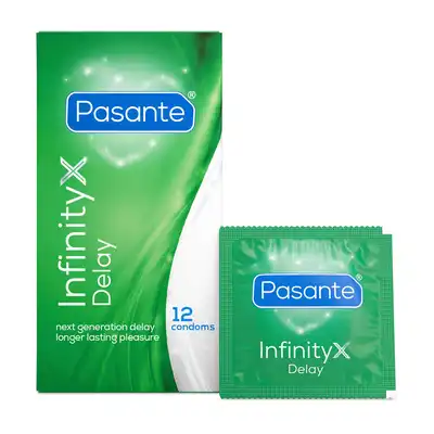 Pasante - Infinity - Prezerwatywy z żelem opóźniającym wytrysk