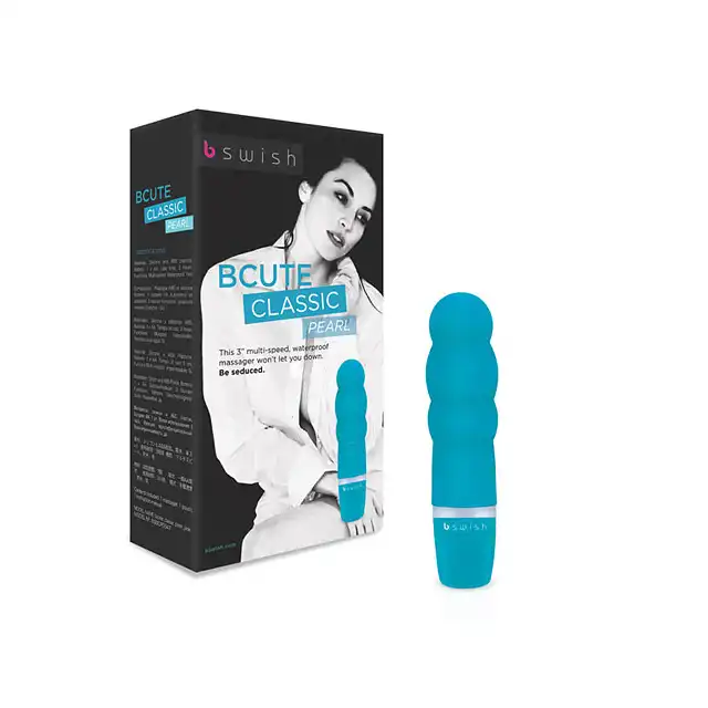B Swish - Bcute Classic Pearl Jade, Mini Wibrator o wyjątkowym wyprofilowaniu dla podwójnej przyjemności. Mega Sale!