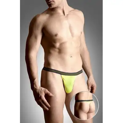 SoftLine - Stringi męskie 4496 Żółte.