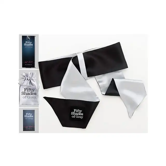 Fifty Shades of Grey - Soft Limits. Satynowa szarfa do krępowania.