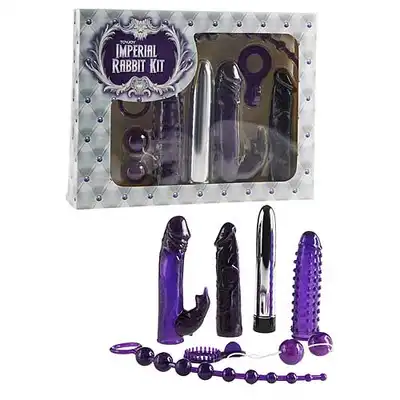 Toy Joy - IMPERIAL RABBIT KIT - Zestaw akcesoriów 7 sztuk.