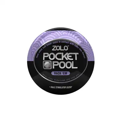 Zolo - Pocket Pool Rack Em. Kieszonkowy masturbator męski.