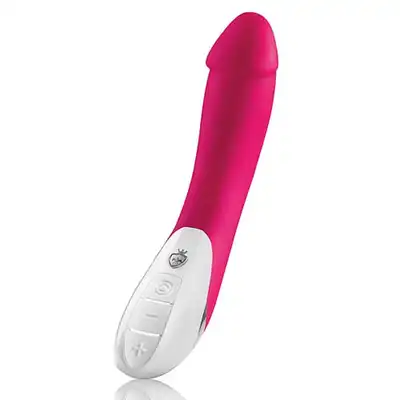 Mystim - Terrific Truman Vibrator Pink. Luksusowy silikonowy wibrator z eleganckim etui