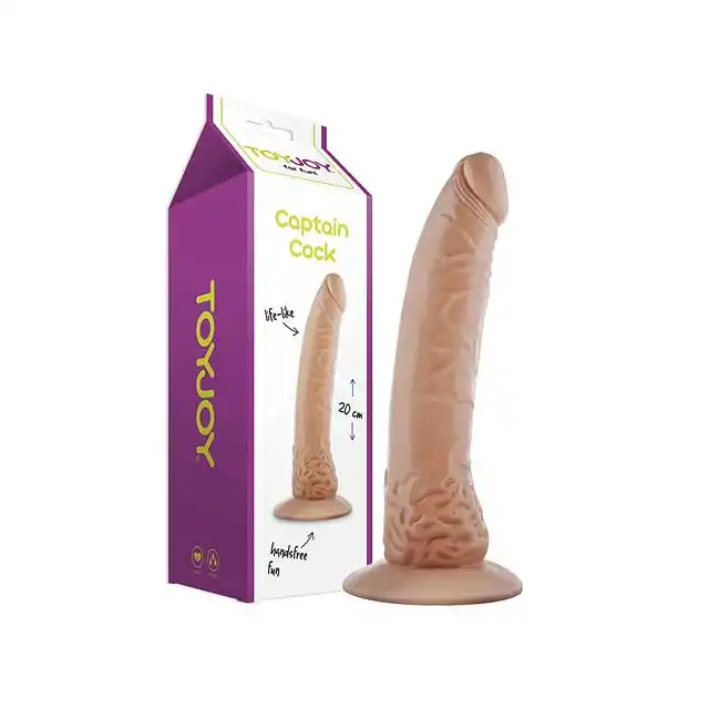 Toy Joy - Capitan Cock. Realistyczne dildo z przyssawką.
