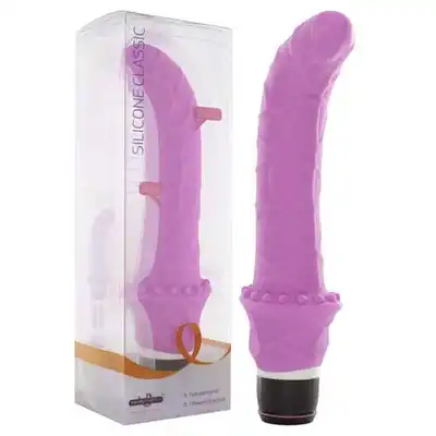 Silicone Classic- Silikonowy wibrator 24 cm stymulujący punkt G  - 7 FUNKCJI