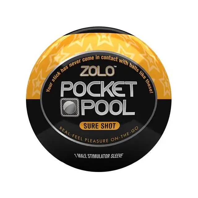 Zolo - Pocket Pool Sure Shot.Kieszonkowy masturbator męski.