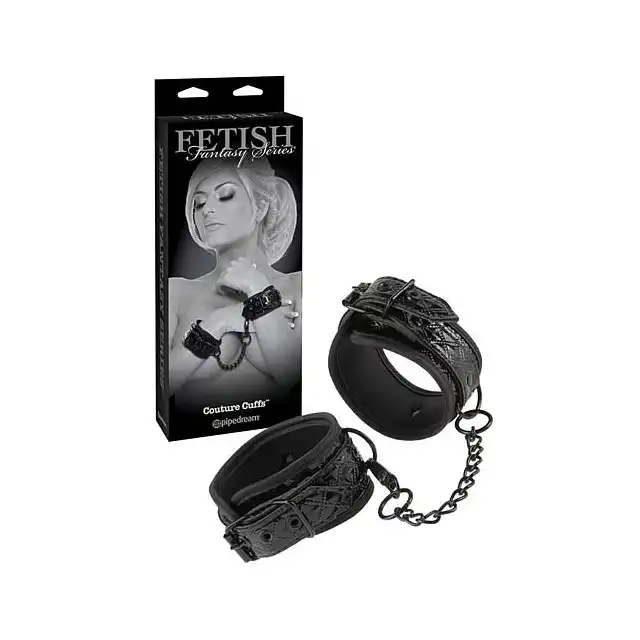 Fetish Fantasy Series - Couture Cuffs. Piękne, pikowane kajdanki.
