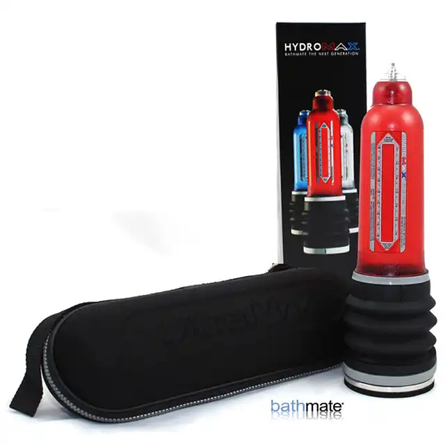 BATHMATE - HYDROMAX7 PENIS PUMP BRILLIANT RED