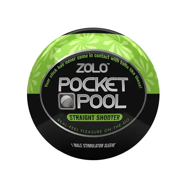 Zolo - Pocket Pool Straight Shooter. Kieszonkowy masturbator męski.