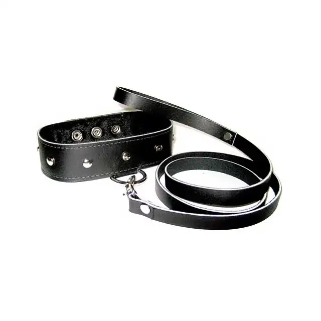 Sportsheets - Learher Leash &amp; Collar - Smycz i obroża.