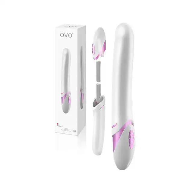 Ovo - Vibrator F8 White/ Pink