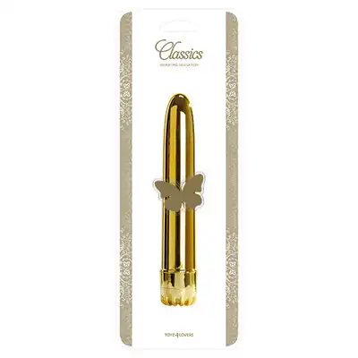 Toyz4Lovers - Classics - Elegancki Złoty Wibrator 20 cm.