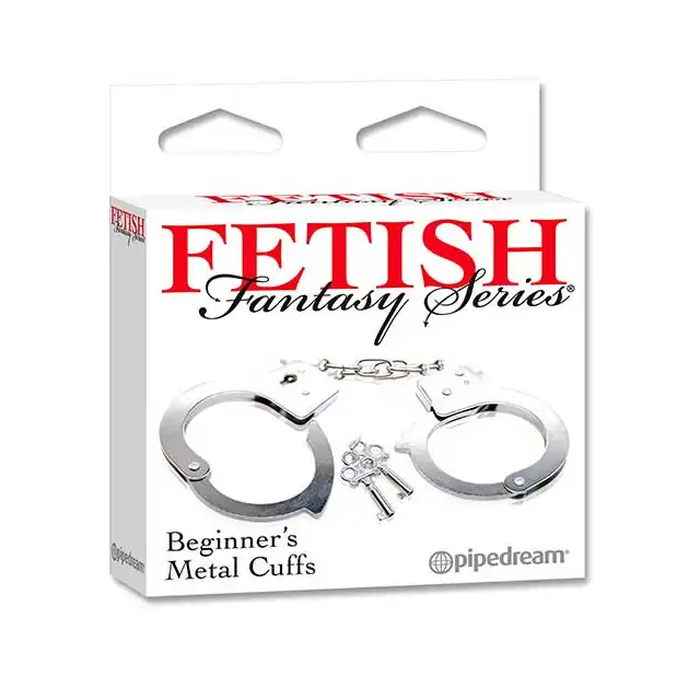 Fetish Fantasy - Beginners Metal Cuffs - Kajdanki dla początkujących.
