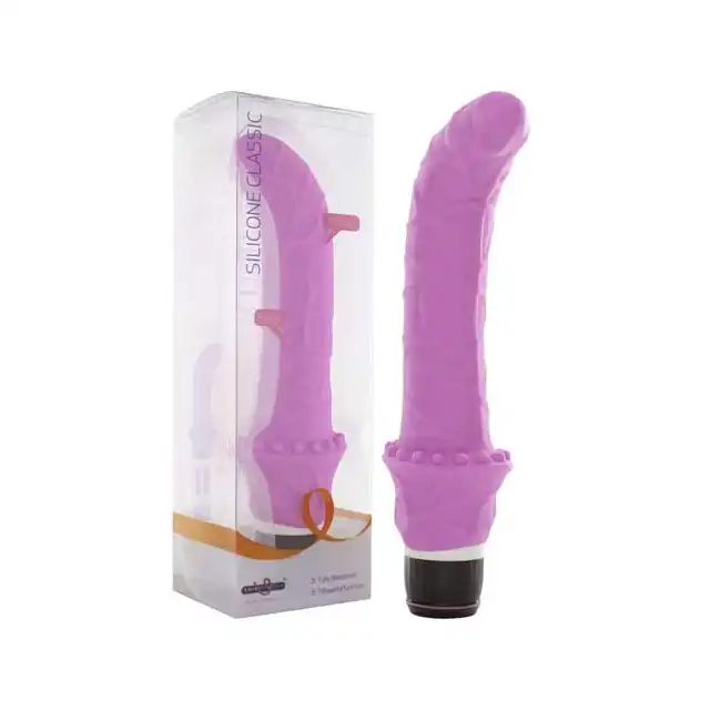 Silicone Classic- Silikonowy wibrator 24 cm stymulujący punkt G  - 7 FUNKCJI