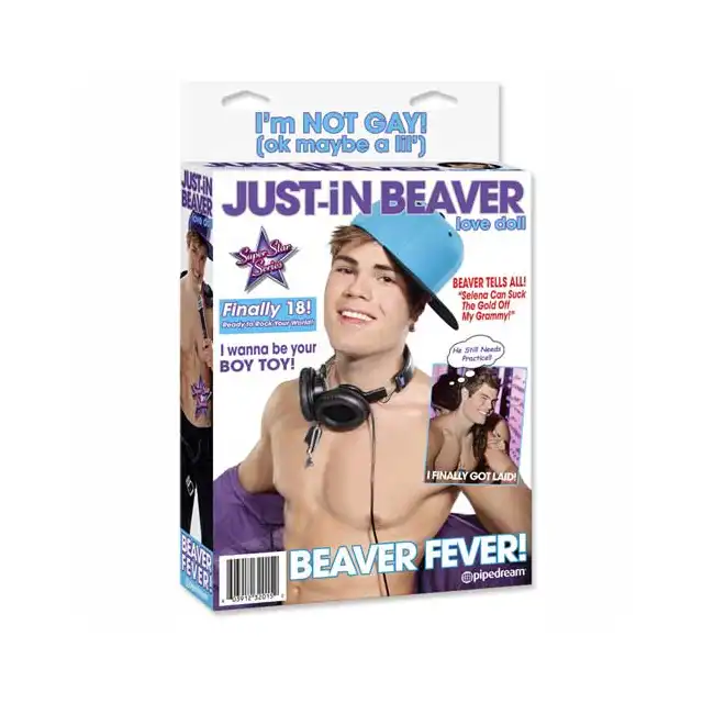 Lalka celebryta. Just-in Beaver. Dwa otwory.