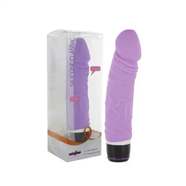 Silicone Classic Original Vibrator Purple