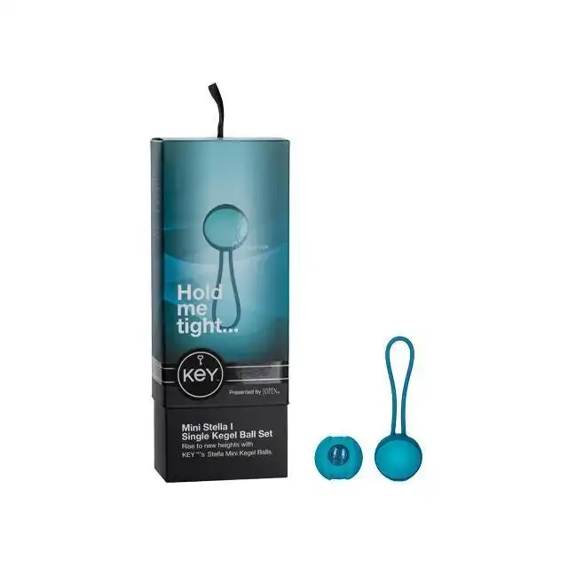 Key by Jopen - Stella I Kegel Ball Set Blue. Progresywny zestaw kulek Gejszy. Mega Sale!