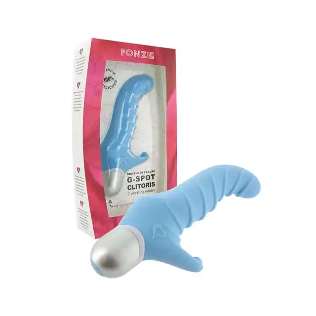 Feelz Toys - Fonzie Vibrator Blue. Stymulacja łechtaczki i punktu G.
