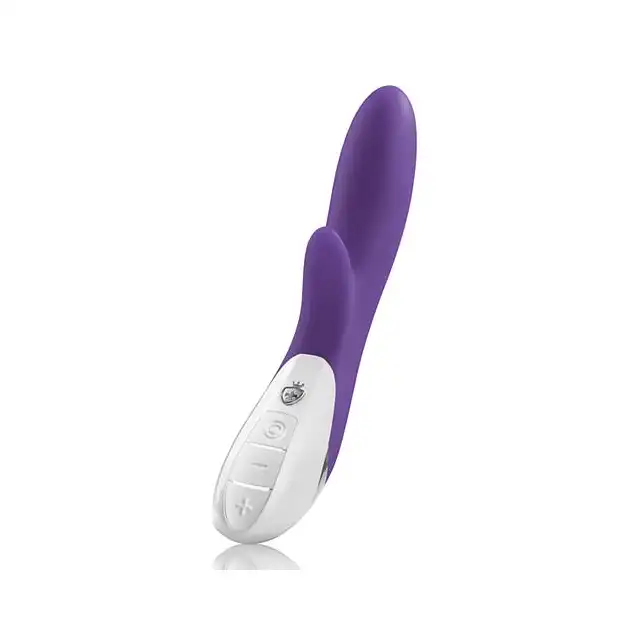 Mystim - Danny Divido Purple USB. Luksusowy wibrator ze stymulacją łechtaczki. Wysoka jakość i elegancka klasyka