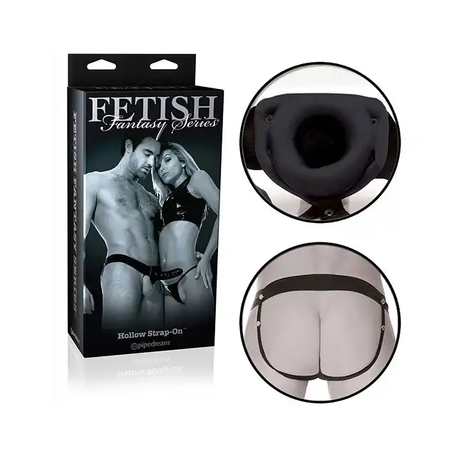 Fetish Fantasy - Hollow Strap-On Black. Unisex.