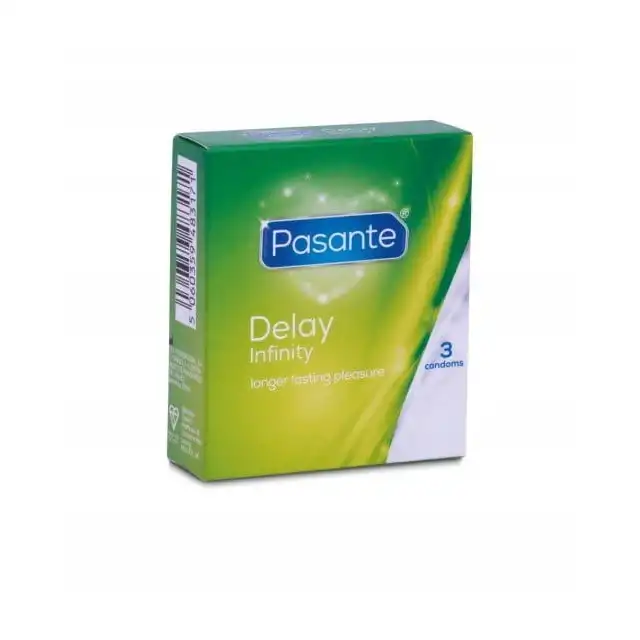 Pasante - Infinity - Prezerwatywy Z Żelem Opóźniającym Wytrysk.