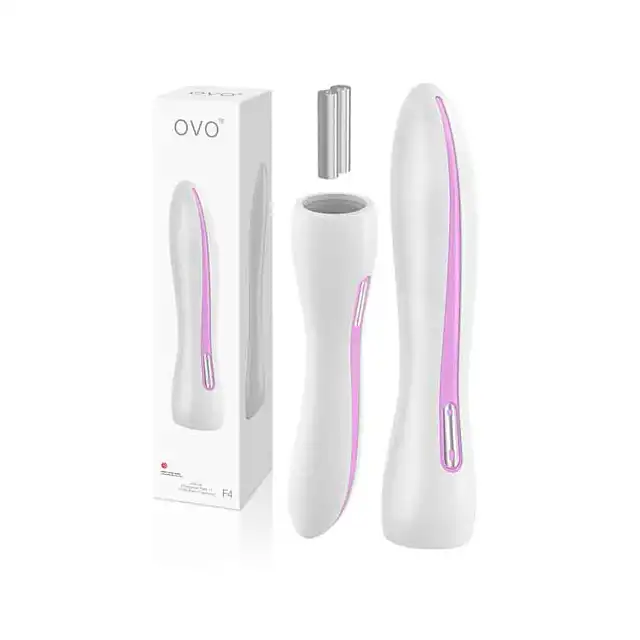 Ovo - Vibrator F4 White/ Pink