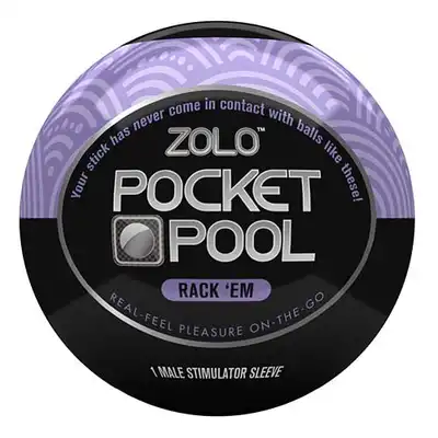 Zolo - Pocket Pool Rack Em. Kieszonkowy masturbator męski.