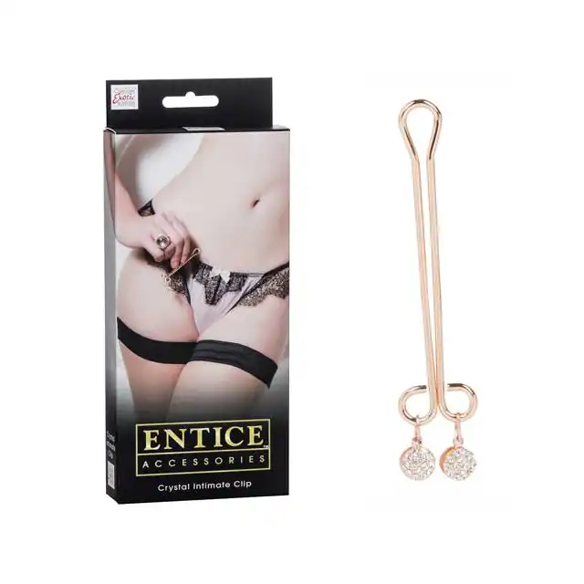 Entice - Ozdobny klips na wargi sromowe