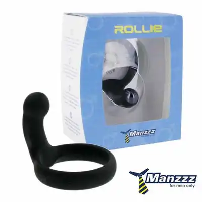 Manzzz - Rollie - Silikonowy ring podtrzymujący erekcję + stymulator prostaty.
