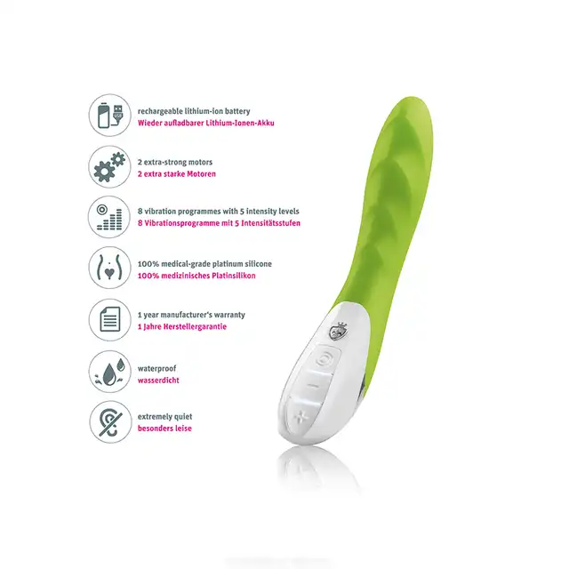 Mystim - Sassy Simon Vibrator Lime