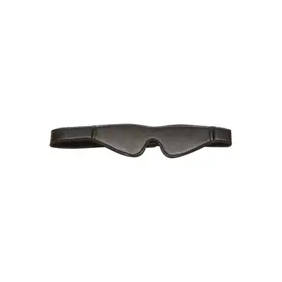 X PLAY - BANDEAU MASK BLACK. Skórzana maska.