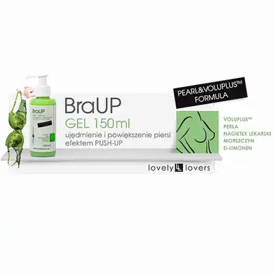 Lovely Lovers - BraUP Gel 150ml. Wspomaga powiększenie biustu!